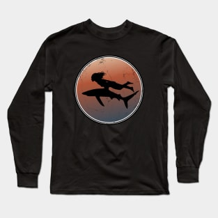 Shark Diving Long Sleeve T-Shirt